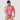 Male model wearing hot pink sheer bodysuit with cutout pouch from the Men's Sexy Bodysuit collection.
