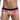 Multicolored men's underwear with a white background