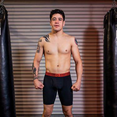 SHEATH V Men's 8-Inch Sports Performance Boxer Brief 3-Pack Bundle