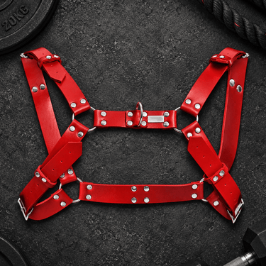 DNGEON Harness Belts-DNC01-Red-OS-2