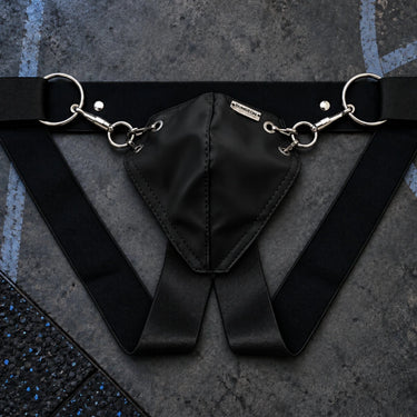 DNGEON Snap Jockstrap-DMBL03-Black-OS-1