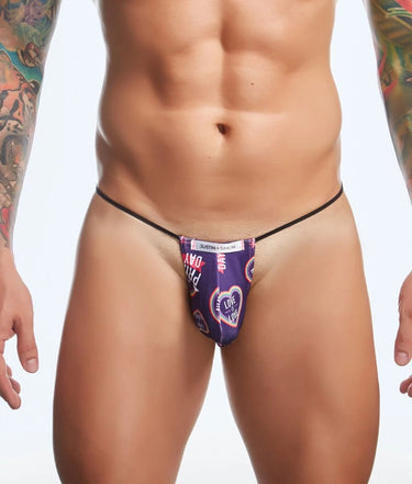 Justin + Simon Classic G-String Bulge Fun Prints Final Sale-XSJ02-Pride-SM-7