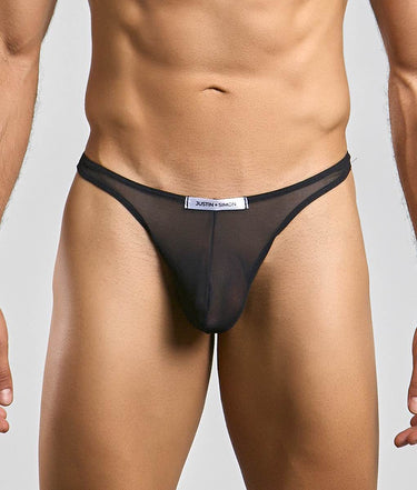 Justin + Simon Classic Tanga Mesh-XSJ03-BlackMesh-S-1