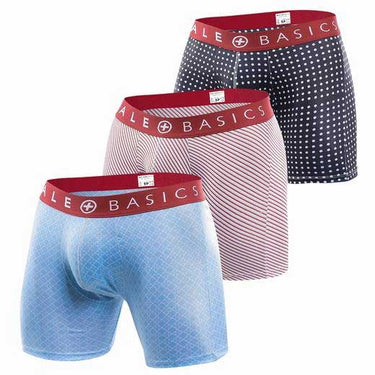 Boxer Brief - MaleBasics 3 - Pack Boxer Brief Prints - RedW - S - MBT02 - RedW - S - Malebasics - 9