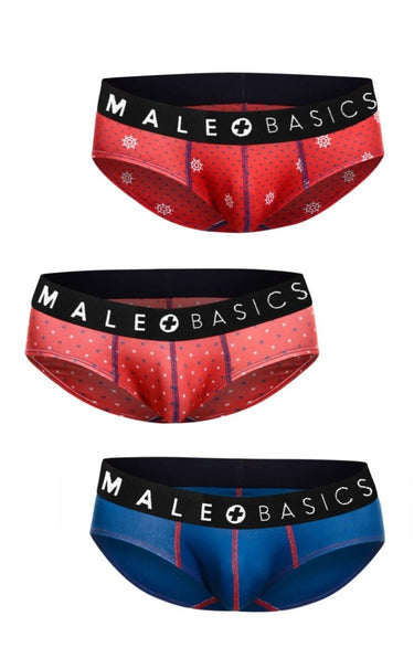 MaleBasics 3 - Pack Brief Prints Timon - MBT03 - Timon - M - 3