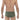 Mens 3PK Australian Latin Trunks Clever 229934 - Clever_229934_Olive Green - Dark Green - Green_S - 3