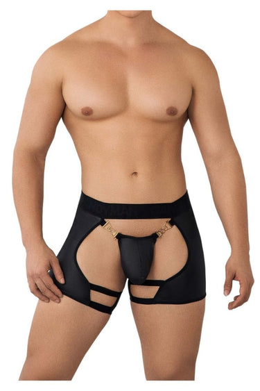 Mens Chaps Thongs CandyMan 99637 - CandyMan_99637_Black_S/M - 1