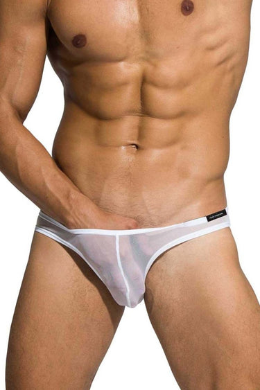 Mens Desire Intima Low Rise Bikini Private Structure DIAMU3455BT - Private Structure_DIAMU3455BT_White_S - 1