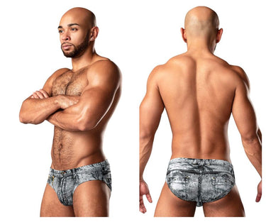 Mens Dirty Denim Bikini Male Power 486 - 286 - Male Power_486 - 286_Denim Print_S - 2