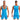 Bodysuit - Mens Fighter Bodysuit JOR 2216 - S - Turquoise - JOR_2216_Turquoise_S - JOR - 2