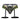 Thong - Mens Garter Camo Thongs CandyMan 99580X - 1 - 2XL - Green - CandyMan - Malebasics