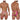 Mens Garter Jock Two Piece Set CandyMan 99687 - CandyMan_99687_Beige - Neon_S/M - 2