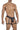 Mens Garter Mesh Thongs CandyMan 99798 - CandyMan_99798_Black_S - 4