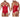 Mens Harness Bodysuit CandyMan 99670 - CandyMan_99670_Red_S/M - 2