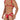 Two Piece Set - Mens Harness - Bra Two Piece Set CandyMan 99731 - S/M - Red - CandyMan_99731_Red_S/M - CandyMan - 4