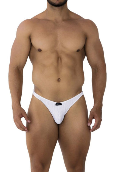 Mens Jacquard Bikini Xtremen 91197 - Xtremen_91197_White_S - 1