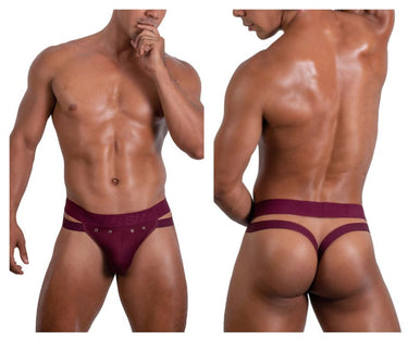 Jock - Thong - Mens Jock - Thong Roger Smuth RS088 - S - Burgundy - Roger Smuth_RS088_Burgundy_S - Roger Smuth - 2