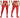 Mens Lace Garter - Jockstrap Outfit CandyMan 99550 - CandyMan_99550_Red_S/M - 2
