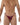 Mens Lace Heart Bikini CandyMan 99579 - CandyMan_99579_Burgundy_S/M - 1