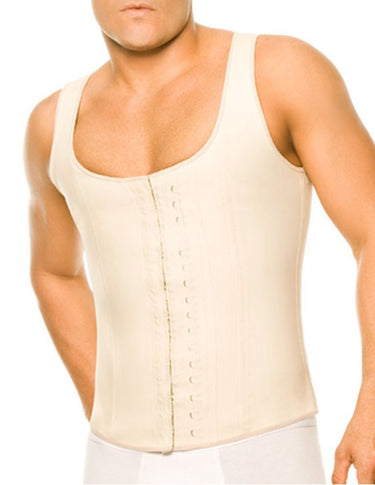 Mens Latex Men Girdle Body Shaper Ann Chery 2033 - Ann Chery_2033_Beige_XS (30) - 1