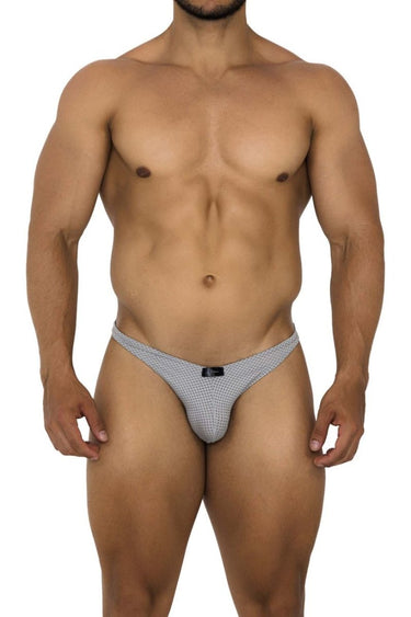 Mens Mesh Bikini Xtremen 91186 - Xtremen_91186_Gray_S - 1