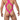 Bodysuit - Mens Mesh Bodysuit CandyMan 99643 - S/M - Hot Pink - CandyMan_99643_Hot Pink_S/M - CandyMan - 3