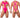 Mens Mesh Bodysuit CandyMan 99643 - CandyMan_99643_Hot Pink_S/M - 2