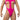 Bodysuit - Mens Mesh Bodysuit CandyMan 99643 - S/M - Hot Pink - CandyMan_99643_Hot Pink_S/M - CandyMan - 1