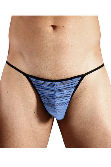 Mens Mesh G - String Thong Doreanse 1306 - BLU - Doreanse_1306 - BLU_Blue_S - 1