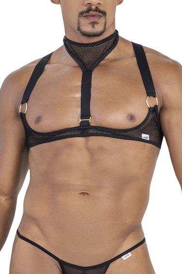 Mens Mesh Harness CandyMan 99809 - CandyMan_99809_Black_S/M - 1