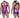 Mens Muscle Onesie Bodysuit CandyMan 99796 - CandyMan_99796_Magenta_S/M - 2