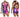 Mens Muscle Onesie Bodysuit CandyMan 99796 - CandyMan_99796_Magenta_S/M - 2