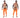 Mens PIK Sonar Athletic Pants Pikante 1271 - Pikante_1271_Orange_S - 2