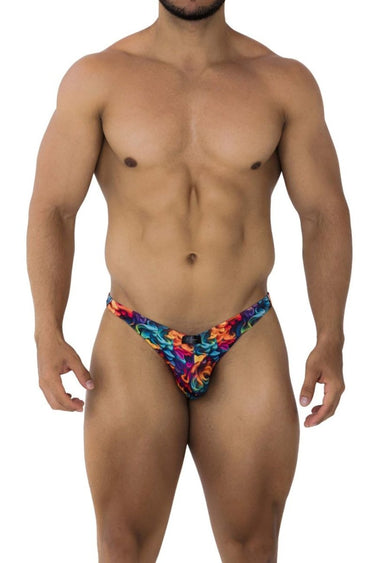 Mens Printed Bikini Xtremen 91172 - Xtremen_91172_Fire_S - 1