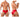 Mens Shorty Briefs CandyMan 99641 - CandyMan_99641_Red_S/M - 2