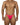 Mens Tulle Mesh Thongs Xtremen 91189 - Xtremen_91189_Pink_S - 1