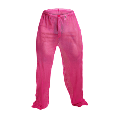Pants - MOB Fishnet Pants - Hot Pink - SM - MBL73 - HotPink - SM - MOB Eroticwear - 7