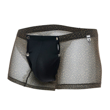 MOB Men's Boxer Tull Pouch Print - MBL47 - Leopard - SM - 4