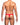 MOB Men's Lace Waist Thong - MBL29 - Red - LXL - 2