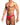 MOB Men's Lace Waist Thong - MBL29 - Red - LXL - 1
