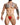 MOB Men's Sexy Microfiber G - String - MBL06 - RedYellow - SM - 13