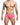 MOB Men's Sexy Sheer Hip Brief - MBL04 - HotPink - SM - 18