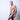 Male model standing sideways wearing blue lace thong with floral pattern from the Lace Thongs for Men collection.