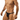 Male model wearing black thong swimsuit from the Thong Swimsuit for Men collection.