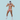Male model adjusting visor while wearing minimal red thong bathing suit from the Thong Bathing Suit for Men collection.