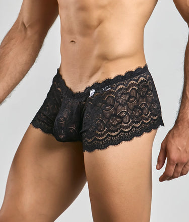 Lace Boxer Short Rose