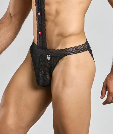 MOB Tuxedo Lace Thong