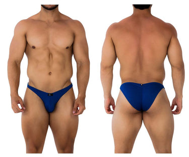 Mens Jacquard Bikini Xtremen 91192 - Xtremen_91192_Royal Blue_S - 2