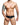 Dngeon Cockring Jockstrap with wide straps and metal stud detailing, designed in Canada and ethically made in Colombia, offering a unique open buttocks look in a variety of colors.