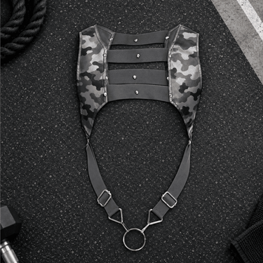 DNGEON Croptop Harness Camo-DMBL08-TitaniumCamo-OS-2